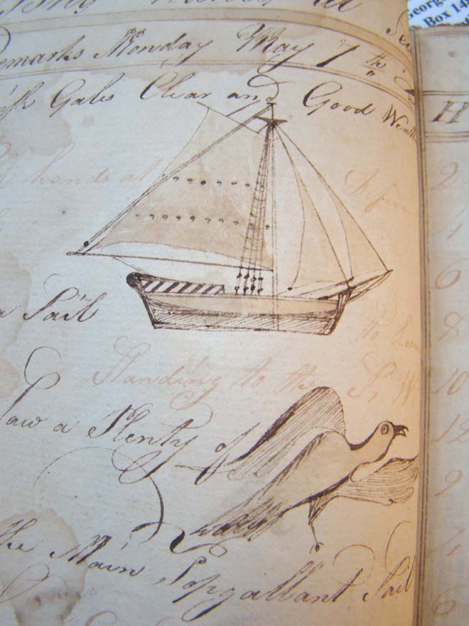 Seth Barlow's Journal made 'for his own amusement' aboard the 'Good Brig Nancy' covering a cruise from New York to Norway and on to Ireland March 26, 1810 to May 20, 1811. — image 6